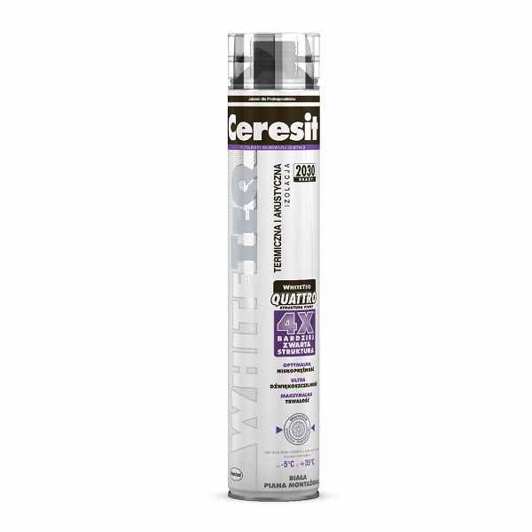 Ceresit WHITETEQ foam for gun - 750ml