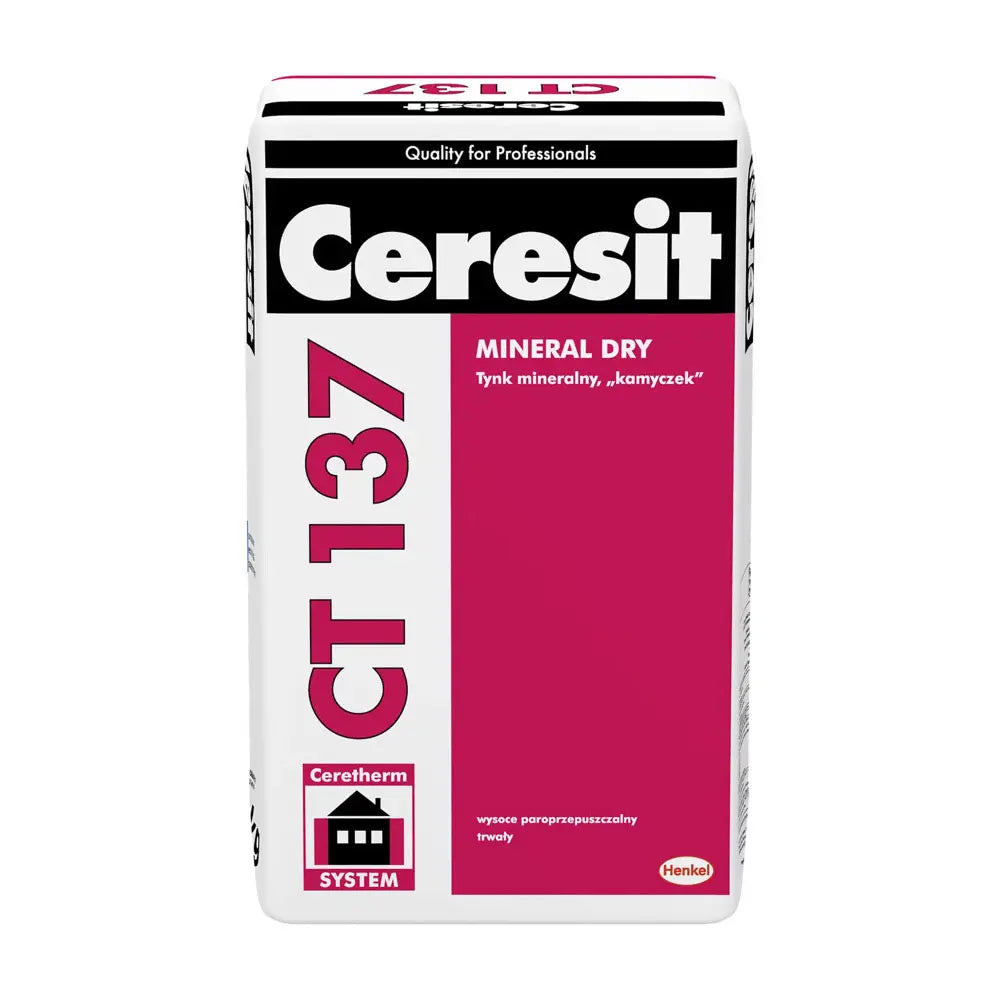 Ceresit CT137 mineral render DOT 1.5 - WHITE - 25kg