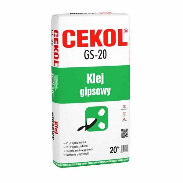 Cekol GS-20 gypsum adhesive - 20kg