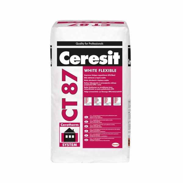 Ceresit CT87 universal adhesive 2in1 WHITE - 25kg