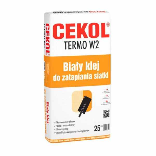 Cekol Termo W2 - mesh adhesive - white - 25kg