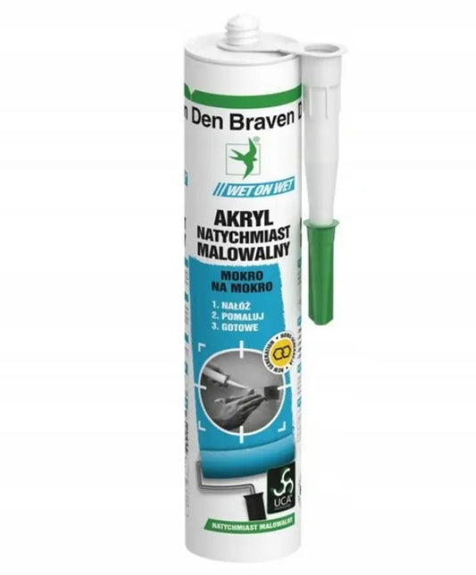 Den Braven Acryl - WET on WET - white - 300ml
