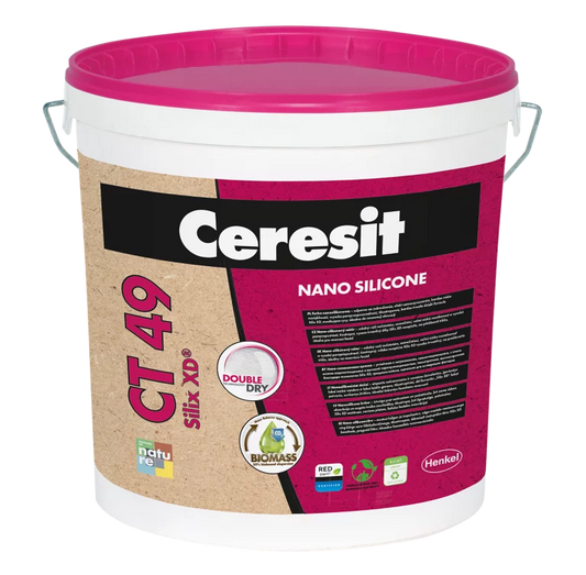 Ceresit CT49 - nano silicone paint - 15L