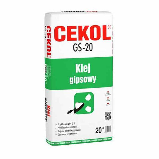 Cekol GS-20 gypsum adhesive - 20kg