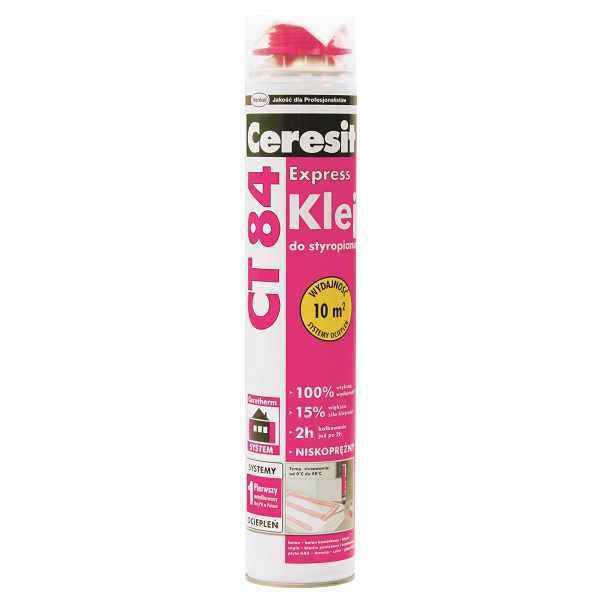 Ceresit - CT84 Express PU adhesive for EPS and wool – 850ml