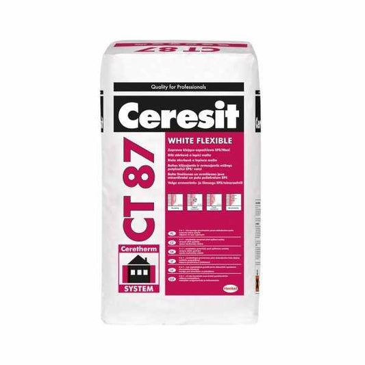 Ceresit CT87 universal adhesive 2in1 WHITE - 25kg